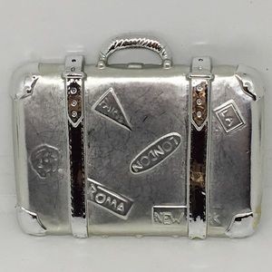 Vintage silver luggage pin